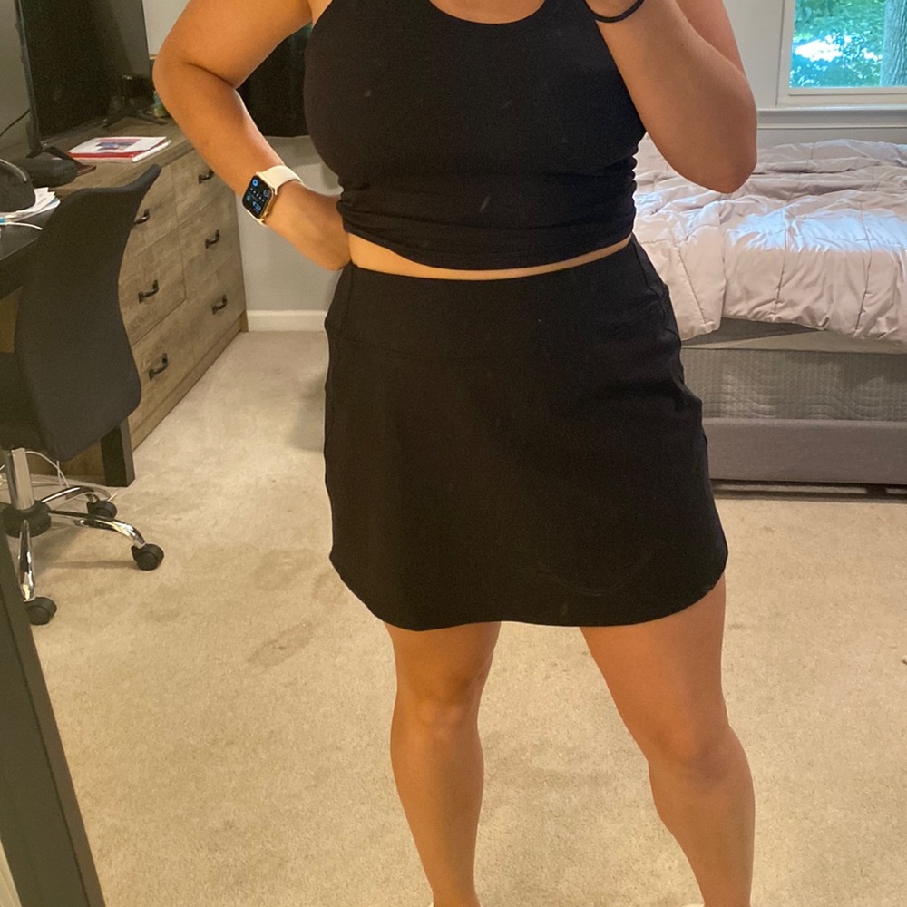 Black tennis/golf skirt